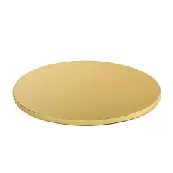 Cakeboard gold Ø 45xh 1,2 cm 18 inch - Decora