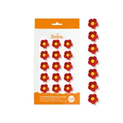 Cf 16 fiorellini medi rossi - Decora