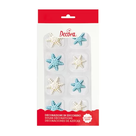 Cf 9 cristalli di ghiaccio in zucchero - Decora