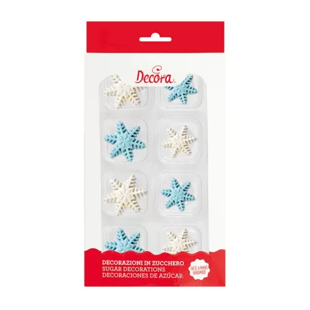 Cf 9 cristalli di ghiaccio in zucchero - Decora