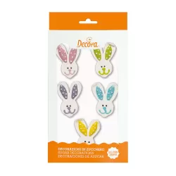 Cf 5 faccine coniglio in zucchero - Decora