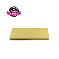 Sottotorta rettangolare dorato 20x30xh 1,2 cm - Decora
