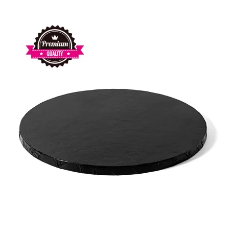 Sottotorta tondo nero Ø 40xh 1,2 cm - Decora