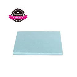 Sottotorta quadrato azzurro  20x20xh 1,2 cm - Decora