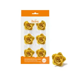 Cf 6 rosa grande oro - Decora