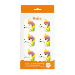 Cf 6 unicorno in zucchero - Decora