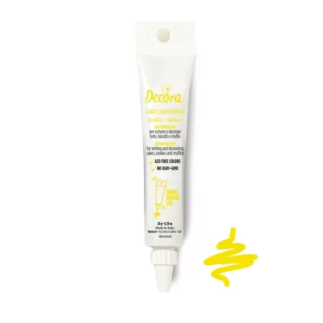 Decorpenna giallo limone 20 g - Decora