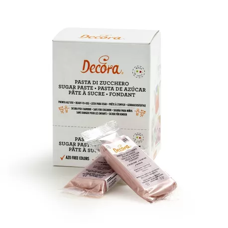 Pasta di zucchero rose gold 100 g - Decora
