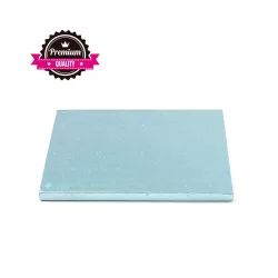 Sottotorta quadrato azzurro  25x25xh 1,2 cm - Decora
