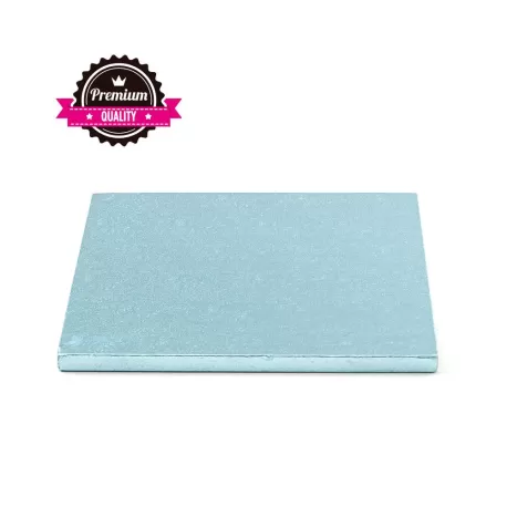 Sottotorta quadrato azzurro  30x30xh 1,2 cm - Decora