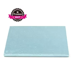 Sottotorta quadrato azzurro 40x40xh 1,2 cm - Decora