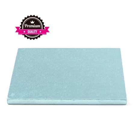 Sottotorta quadrato azzurro 40x40xh 1,2 cm - Decora