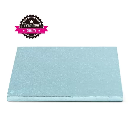 Sottotorta quadrato azzurro 40x40xh 1,2 cm - Decora