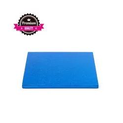 Sottotorta quadrato blue 15x15xh 1,2 cm - Decora