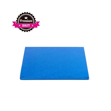 Sottotorta quadrato blue 15x15xh 1,2 cm - Decora