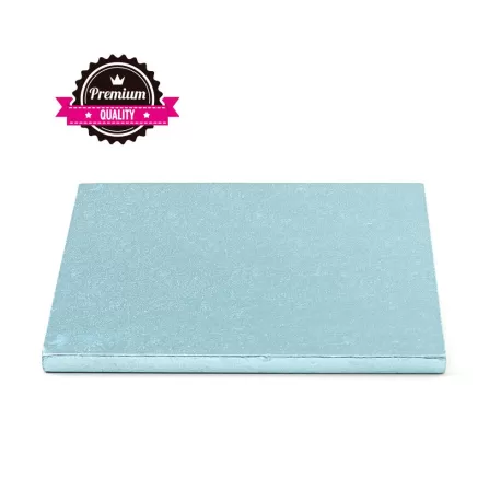 Sottotorta quadrato azzurro 35x35xh 1,2 cm - Decora