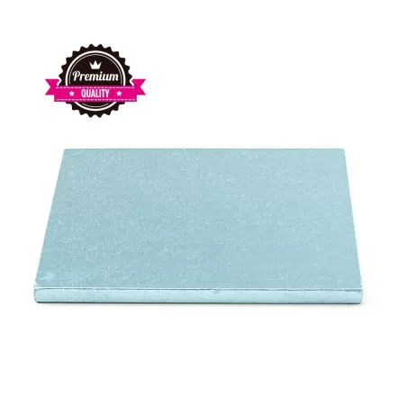 Sottotorta quadrato azzurro 35x35xh 1,2 cm - Decora