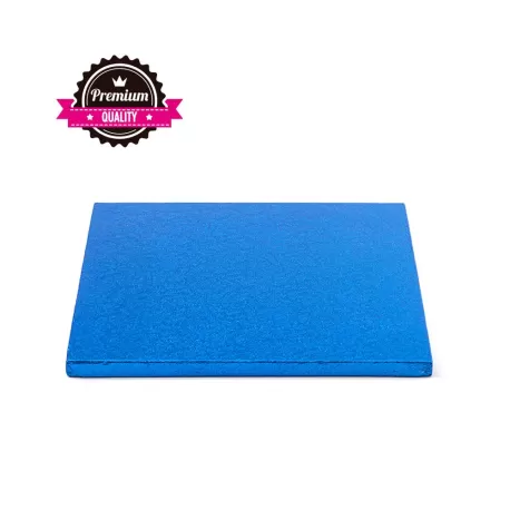 Sottotorta quadrato blue  25x25xh 1,2 cm - Decora