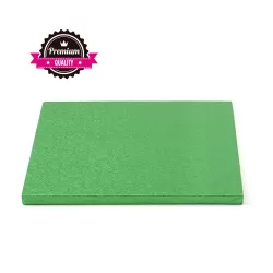 Sottotorta quadrato verde 35x35xh 1,2 cm - Decora