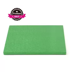 Sottotorta quadrato verde 40x40xh 1,2 cm - Decora
