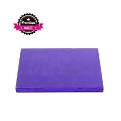 Sottotorta quadrato viola  25x25xh 1,2 cm - Decora