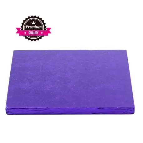 Sottotorta quadrato viola 40x40xh 1,2 cm - Decora