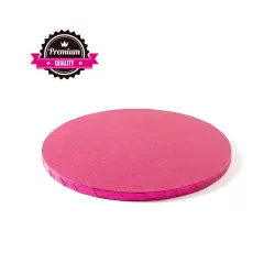 Sottotorta tondo fucsia Ø 25xh 1,2 cm - Decora