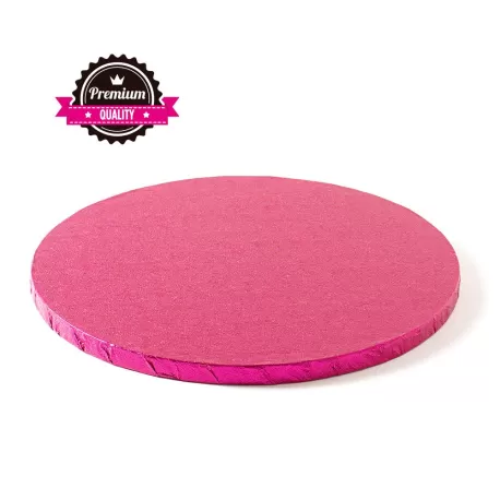 Sottotorta tondo fucsia Ø  40xh 1,2 cm - Decora