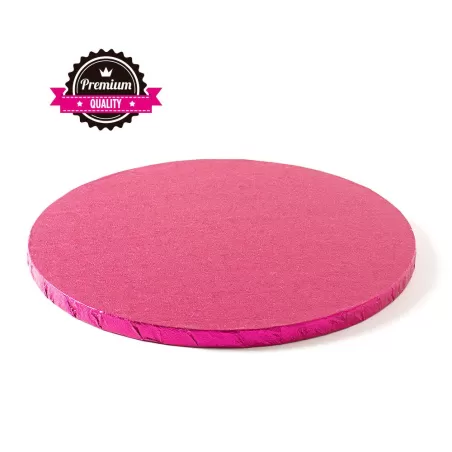 Sottotorta tondo fucsia Ø  40xh 1,2 cm - Decora