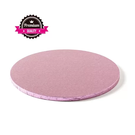 Sottotorta tondo rosa Ø 35xh 1,2 cm - Decora