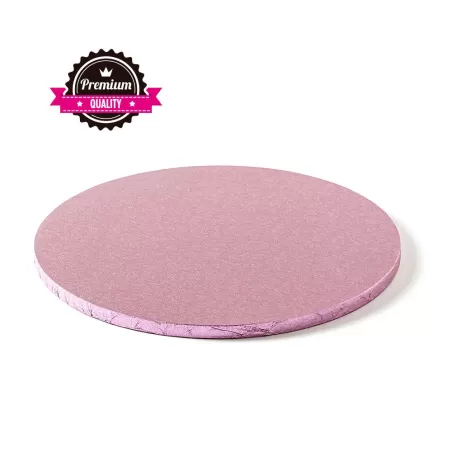 Sottotorta tondo rosa Ø 35xh 1,2 cm - Decora