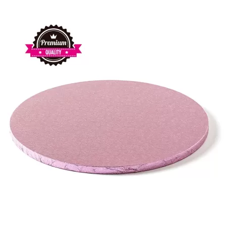 Sottotorta tondo rosa  Ø 40xh 1,2 cm - Decora