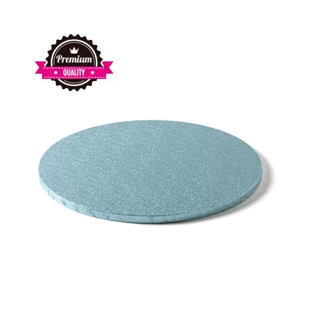 Sottotorta tondo azzurro Ø 25xh 1,2 cm - Decora