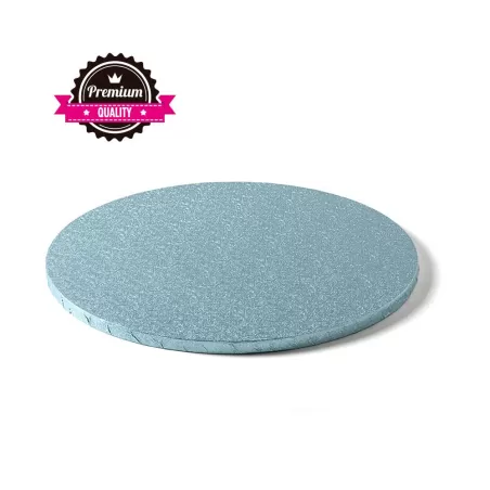 Sottotorta tondo azzurro Ø 30xh 1,2 cm - Decora