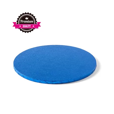 Sottotorta tondo blue Ø 25xh 1,2 cm - Decora