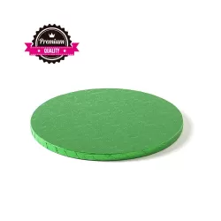 Sottotorta tondo verde Ø 25xh 1,2 cm - Decora