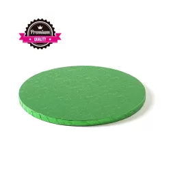 Sottotorta tondo verde Ø 30xh 1,2 cm - Decora