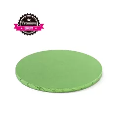 Sottotorta tondo verde chiaro Ø 25xh 1,2 cm - Decora