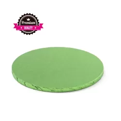 Sottotorta tondo verde chiaro Ø 30xh 1,2 cm - Decora
