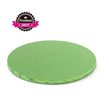 Sottotorta tondo verde chiaro Ø 35xh 1,2 cm - Decora