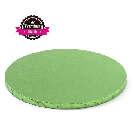 Sottotorta tondo verde chiaro Ø 40xh 1,2 cm - Decora