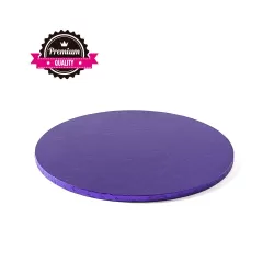 Sottotorta tondo viola Ø 25xh 1,2 cm - Decora