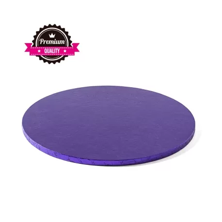 Sottotorta tondo viola Ø  30xh 1,2 cm - Decora
