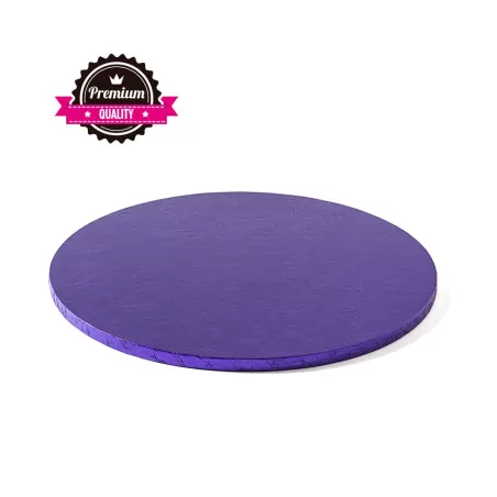 Sottotorta tondo viola Ø  30xh 1,2 cm - Decora