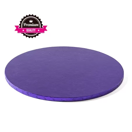 Sottotorta tondo viola Ø 40xh 1,2 cm - Decora