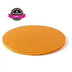 Sottotorta tondo arancio Ø 40xh 1,2 cm - Decora