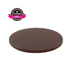 Sottotorta tondo marrone Ø 25xh 1,2 cm - Decora