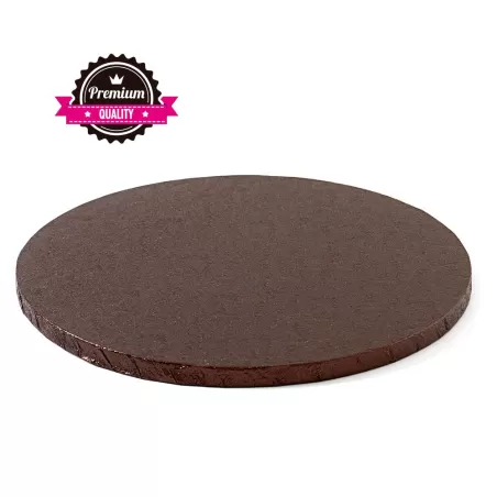 Sottotorta tondo marrone Ø 40xh 1,2 cm - Decora