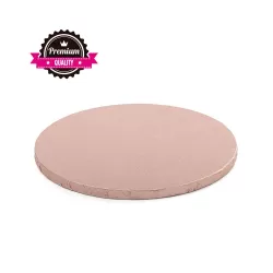 Sottotorta tondo rosa antico Ø 25xh 1,2 cm - Decora