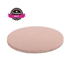 Sottotorta tondo rosa antico Ø 30xh 1,2 cm - Decora